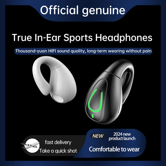 S20 Bluetooth 5.3 Wireless Earphones 10mm Stereo Headphones with Mic