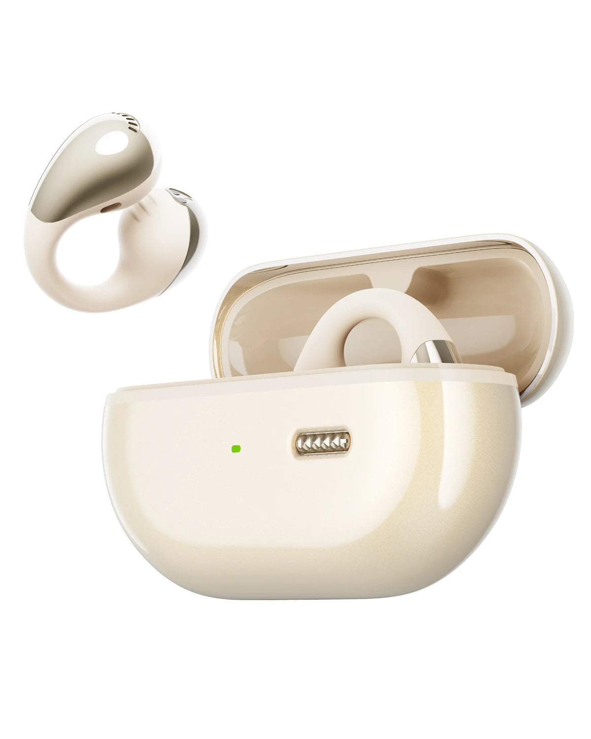 سماعات أذن لاسلكية Sound PEATS Pearl Clip Pro مفتوحة الأذن بلوتوث 5.4