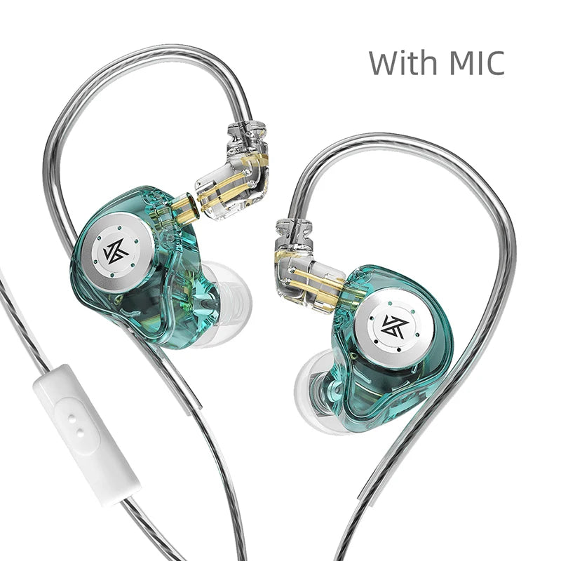 KZ EDX Pro Earphones Dynamic In Ear Monitor HiFi Wired Headphones Bass Stereo
