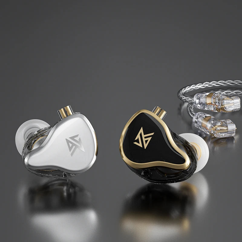 KZ Wired In-Ear Earphones 10mm Hybrid Drivers ANC Microphone