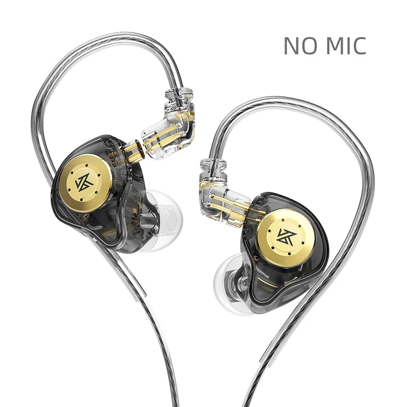 KZ EDX Pro Earphones Dynamic In Ear Monitor HiFi Wired Headphones Bass Stereo
