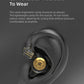 KZ EDX Pro Earphones Dynamic In Ear Monitor HiFi Wired Headphones Bass Stereo