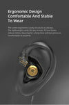 KZ EDX Pro Earphones Dynamic In Ear Monitor HiFi Wired Headphones Bass Stereo