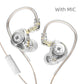 KZ EDX Pro Earphones Dynamic In Ear Monitor HiFi Wired Headphones Bass Stereo