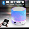 Mini Bluetooth Speaker Wireless Loudspeaker Crack LED
