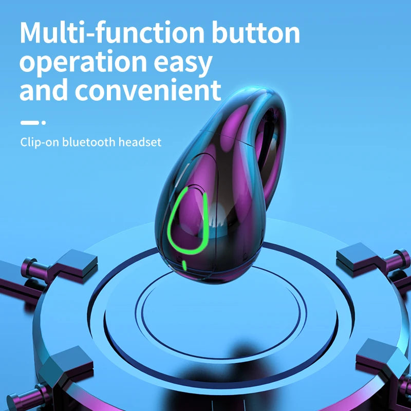 S20 Bluetooth 5.3 Wireless Earphones 10mm Stereo Headphones with Mic