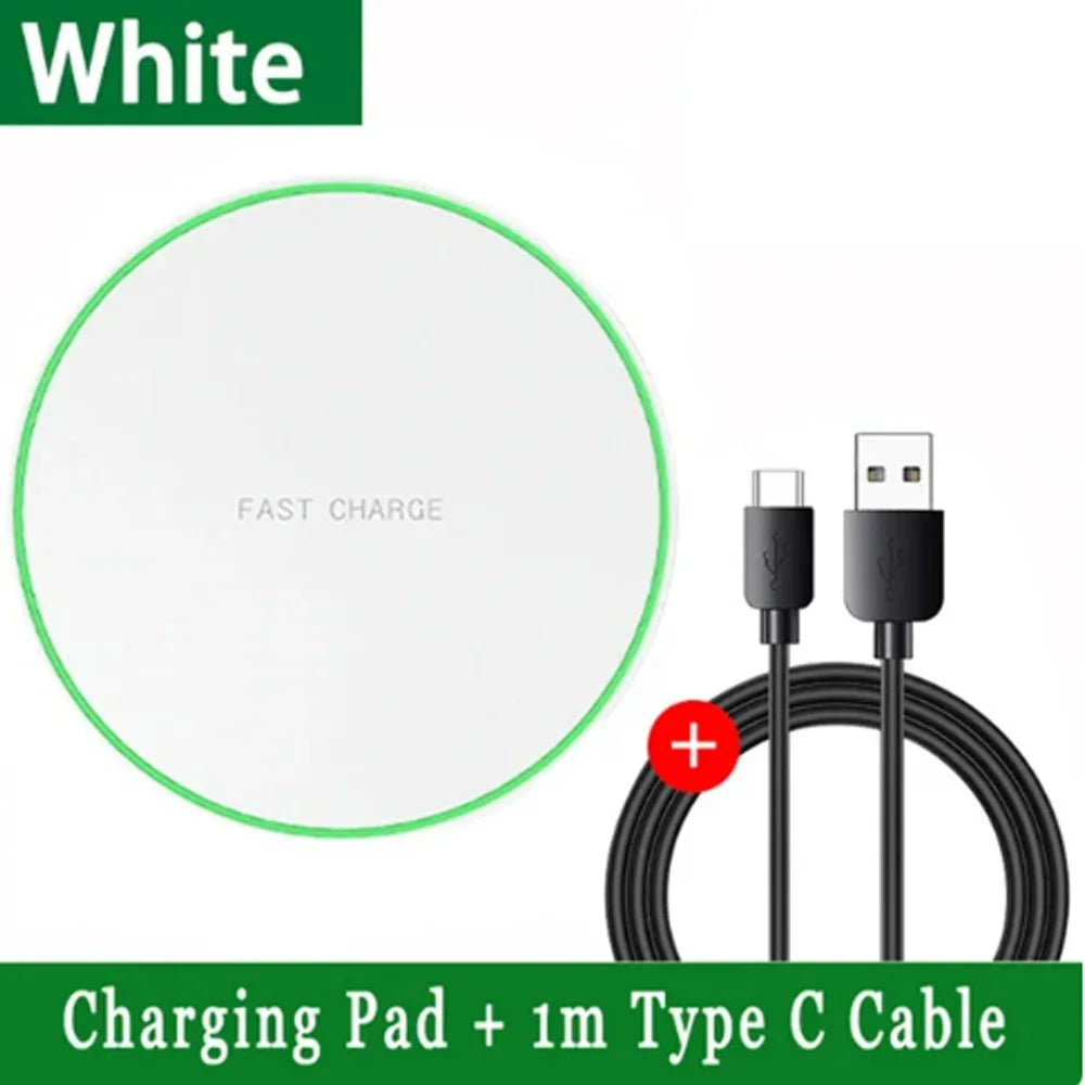 GEKEMAL 30W Fast Wireless Charging Pad with Power Bank