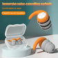 1 Pair of Soft Silicone Earplugs with Noise Cancellation
