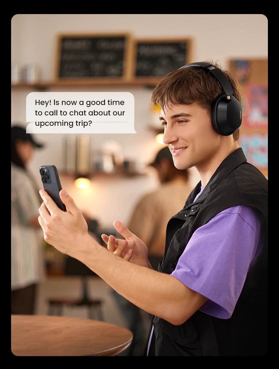 Choice Wireless Bluetooth Headphones 43dB Hybrid Active Noise Cancellation