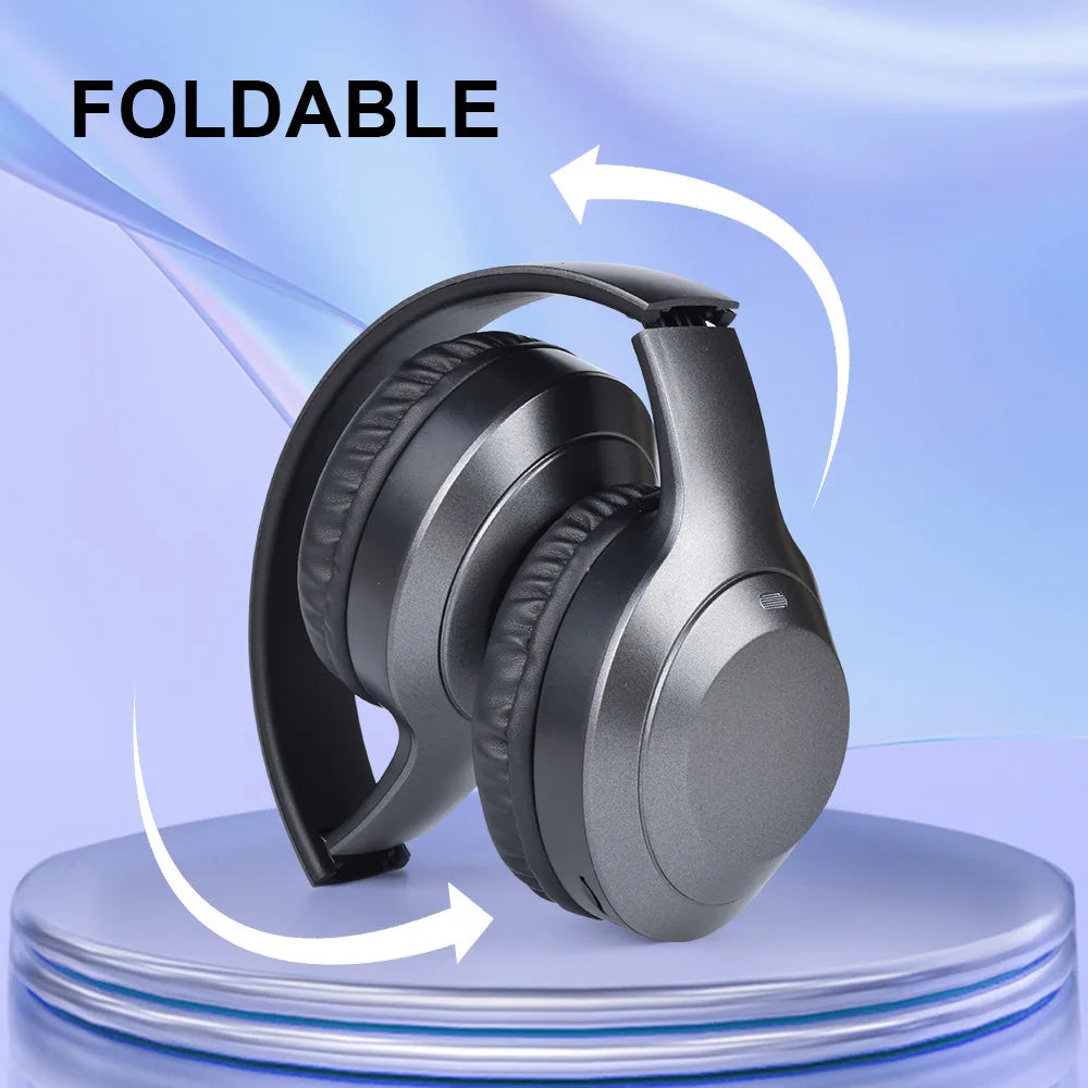 Newmsnr Bluetooth 5.3 Wireless HiFi Stereo Headphones with HD Microphone