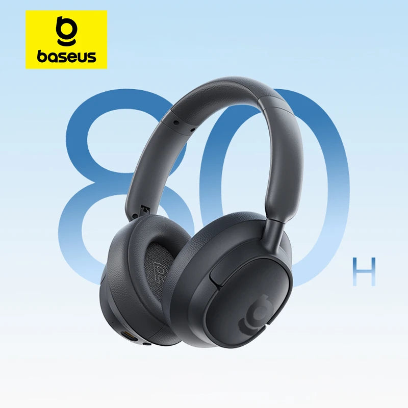 Baseus Bass BH1 Wireless Headphones Bluetooth 6.0 SuperBass 2.0 Over Ear