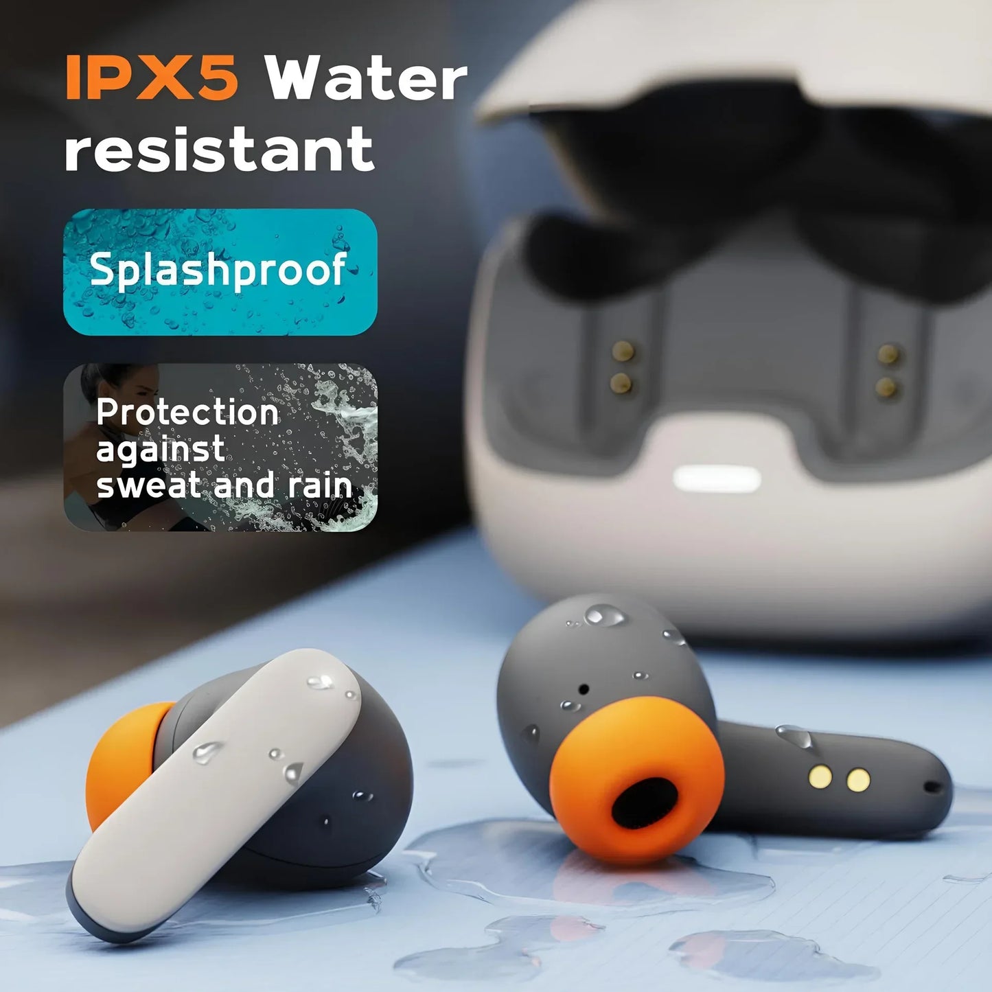 TWS Wireless Bluetooth Earphones Bluetooth 5.4 Ultra-low Latency
