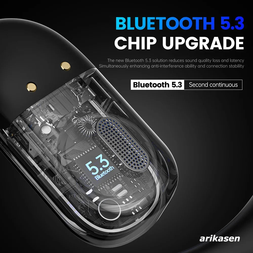 Arikasen Bluetooth 5.3 Open Ear OWS Sports Wireless Earphones