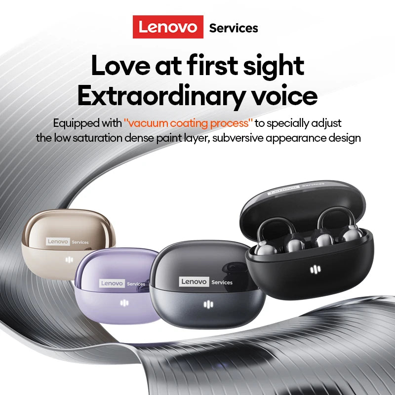 Lenovo RS103 Open Ear Clip Bluetooth 5.3 Wireless Earphones