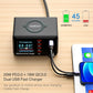 ASOMETECH 100W 9 Port USB C Charging Station with Wireless Charger