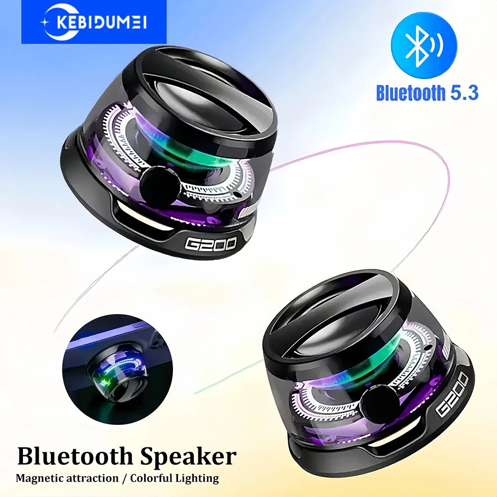 Kebidumei Mini Bluetooth 5.3 Magnetic Speaker