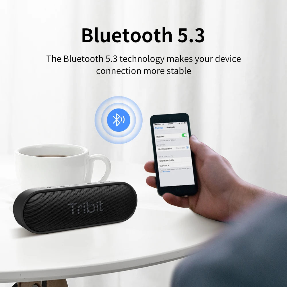 Tribit XSound Go 16W Bluetooth Speaker IPX7 Waterproof