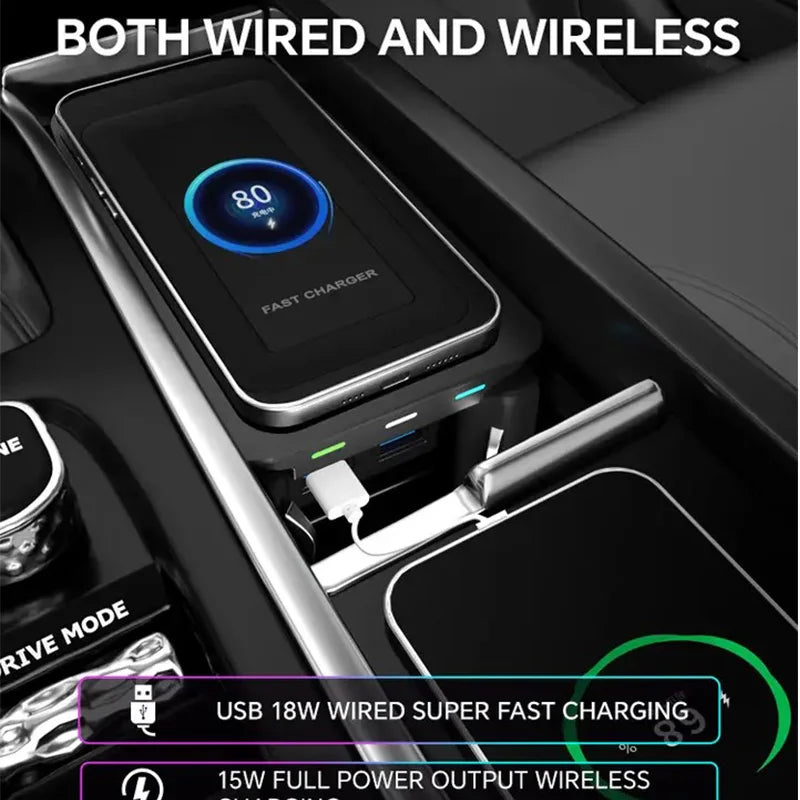 LINGLUYANG Car Wireless Phone Charger Holder