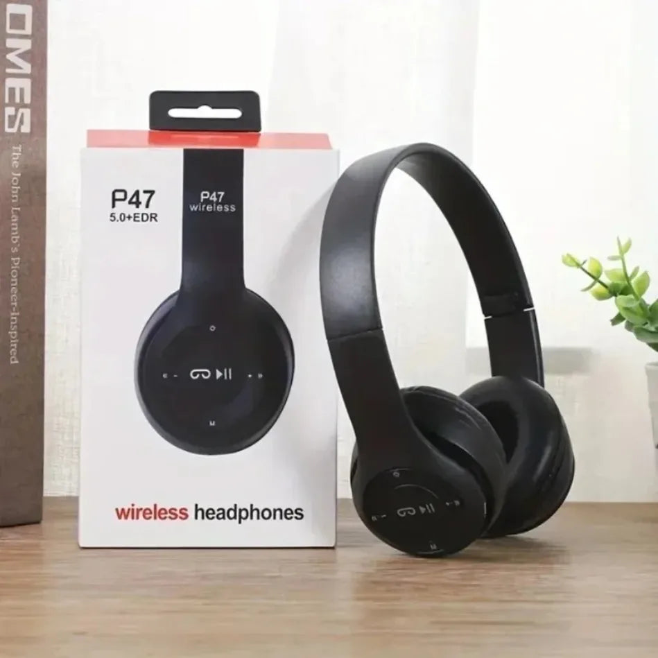 XIKCU Bluetooth 5.0 Wireless Folding Sports Headphones with 40mm Drivers