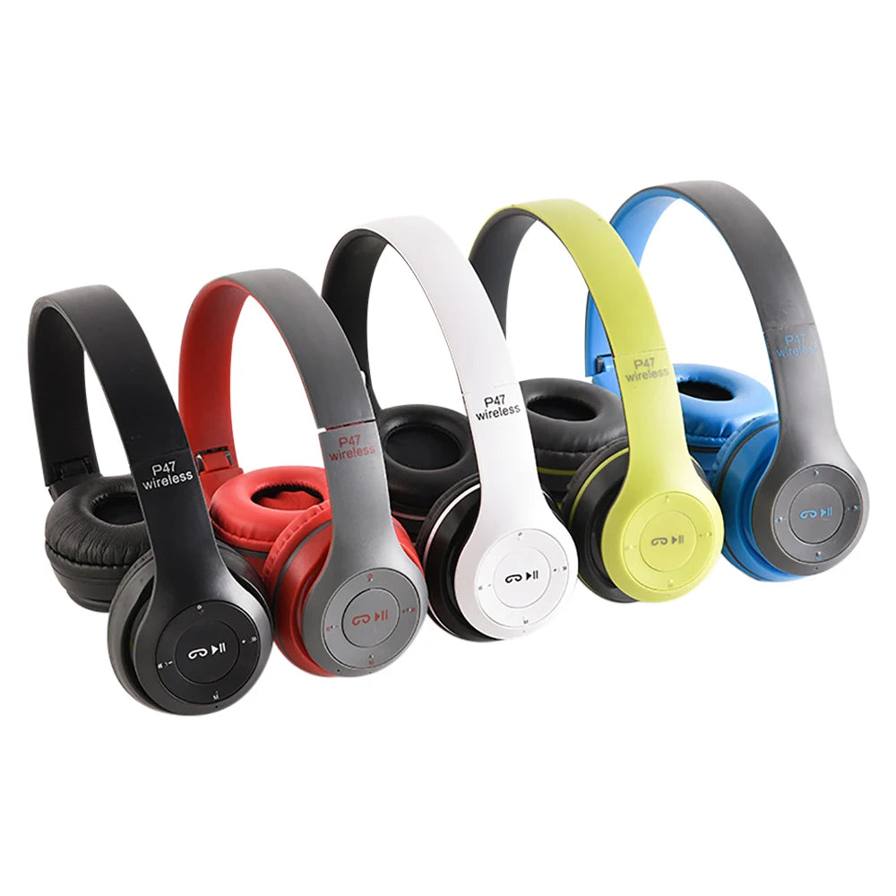 AILEHKUO P47 Bluetooth Wireless Over-Ear Headphones with Microphone