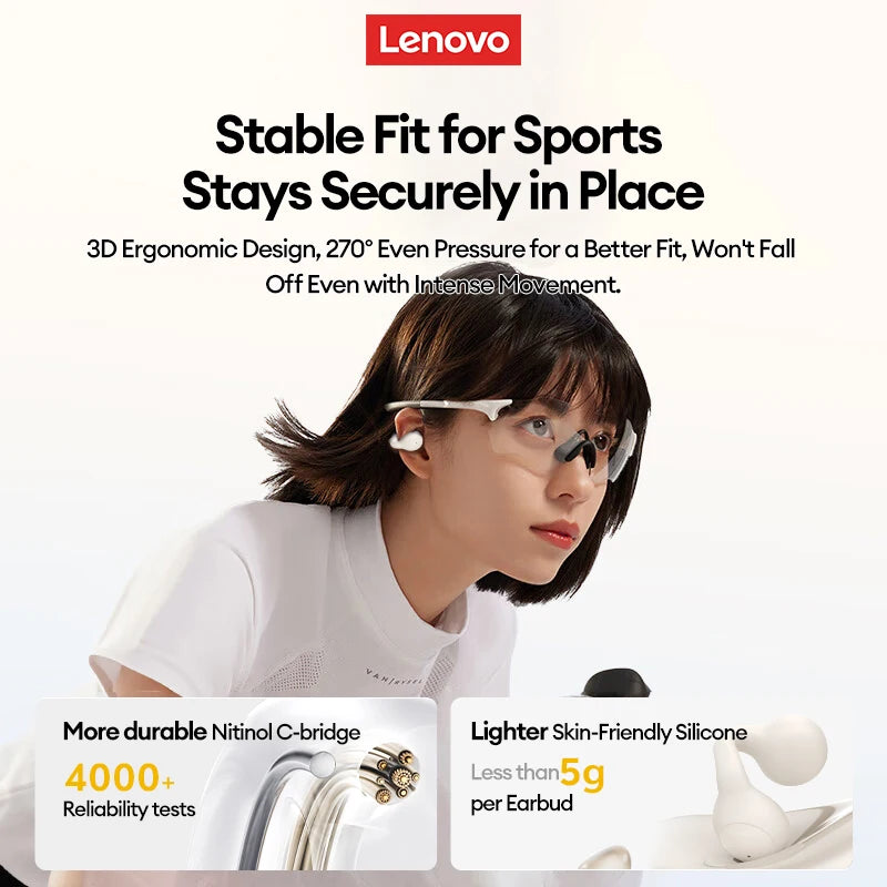 Lenovo LP25 OWS Gaming Headset HIFI Surround Sound Earbuds With Mic