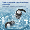 1 Pair of Soft Silicone Earplugs with Noise Cancellation