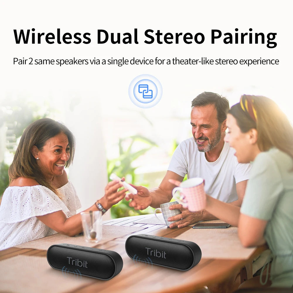 Tribit XSound Go 16W Bluetooth Speaker IPX7 Waterproof