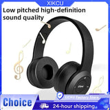 XIKCU Bluetooth 5.0 Wireless Folding Sports Headphones with 40mm Drivers