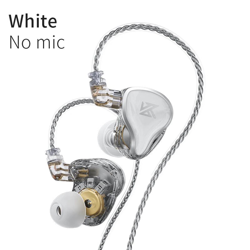 KZ Wired In-Ear Earphones 10mm Hybrid Drivers ANC Microphone