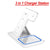 VIKEFON 3 in 1 15W Foldable Wireless Charging Station