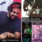 Oneodio Wired Professional Studio Pro 50 DJ Headphones With Microphone
