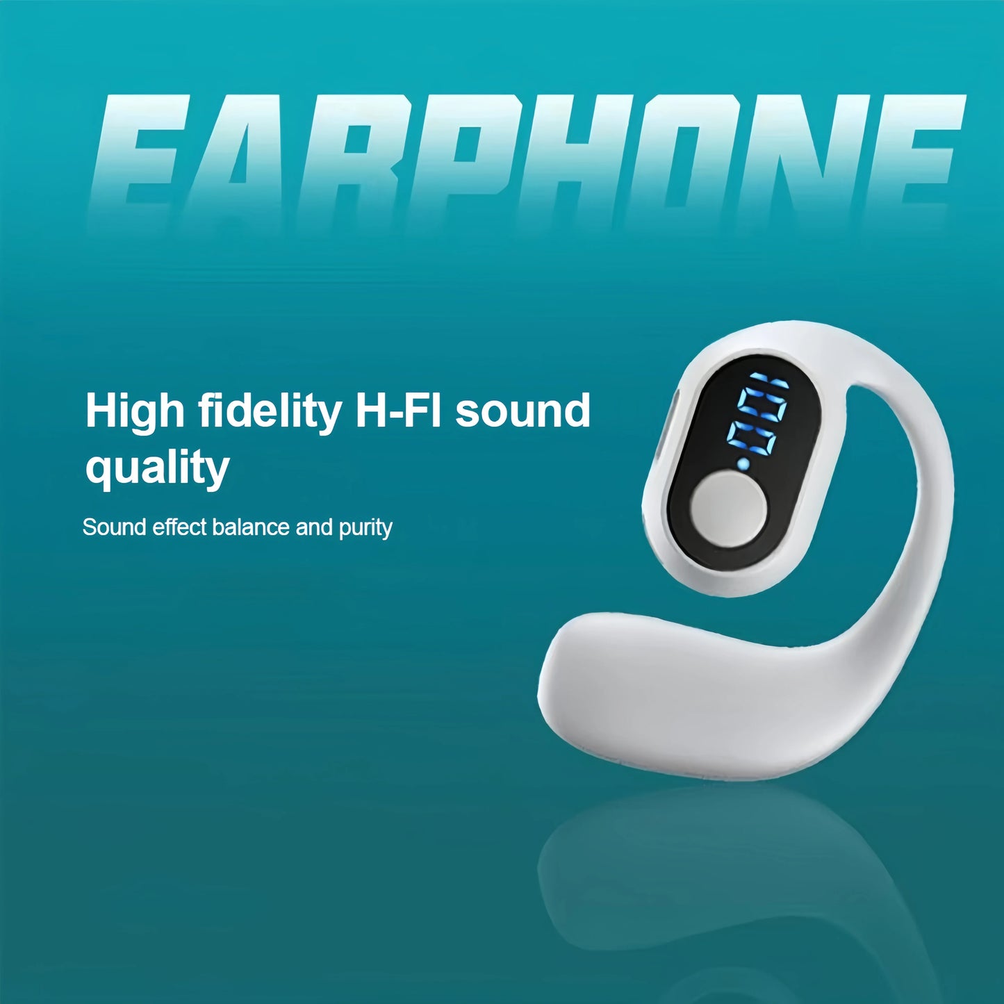 Bluetooth 5.3 Headphone Ear Hook Wireless Earphone