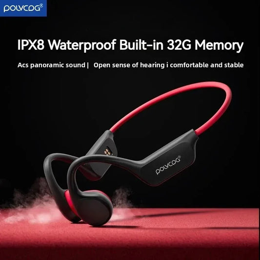 Bluetooth 5.3 Bone Conduction Headphones 300H Waterproof