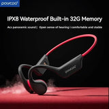Bluetooth 5.3 Bone Conduction Headphones 300H Waterproof
