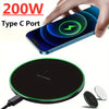 200W Wireless Charger Pad Fast Wireless Charging Station