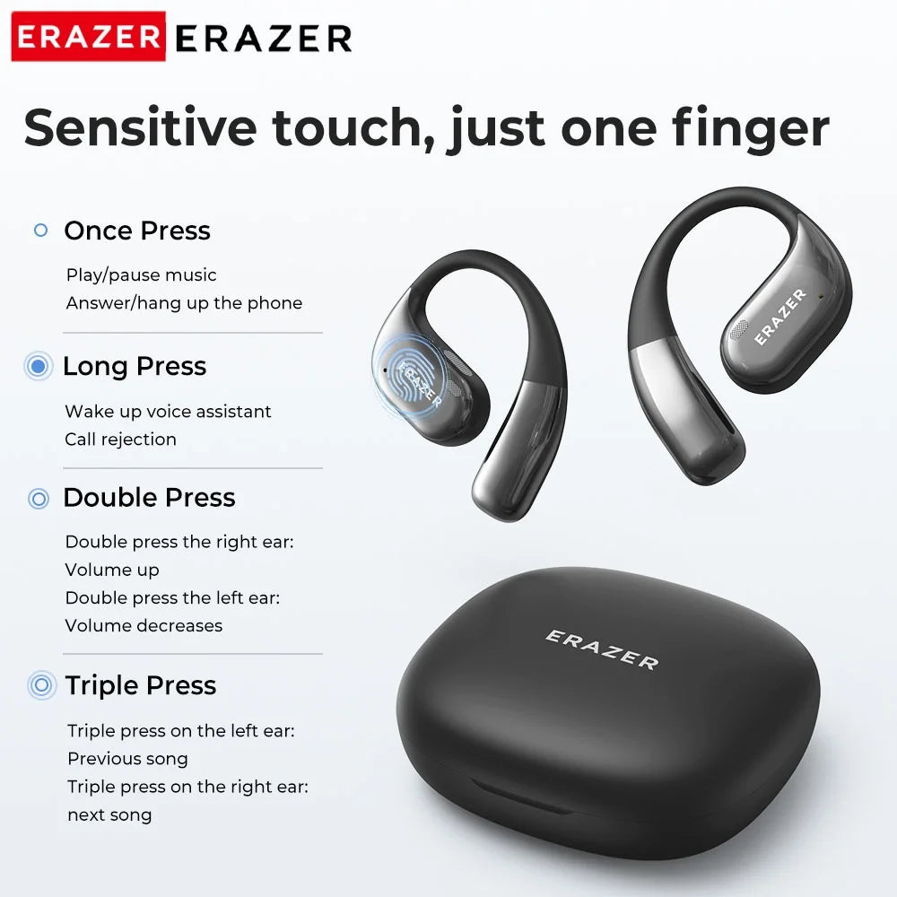 Erazer X11 OWS Bluetooth 5.4 Wireless HiFi Sports Earphones