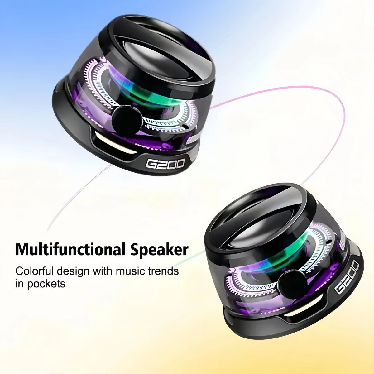 Kebidumei Mini Bluetooth 5.3 Magnetic Speaker