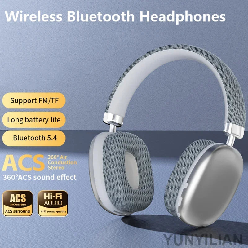 LIFEBTY Bluetooth 5.3 Wireless Headphones 40mm Drivers with Microphone