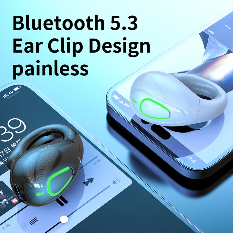 S20 Bluetooth 5.3 Wireless Earphones 10mm Stereo Headphones with Mic