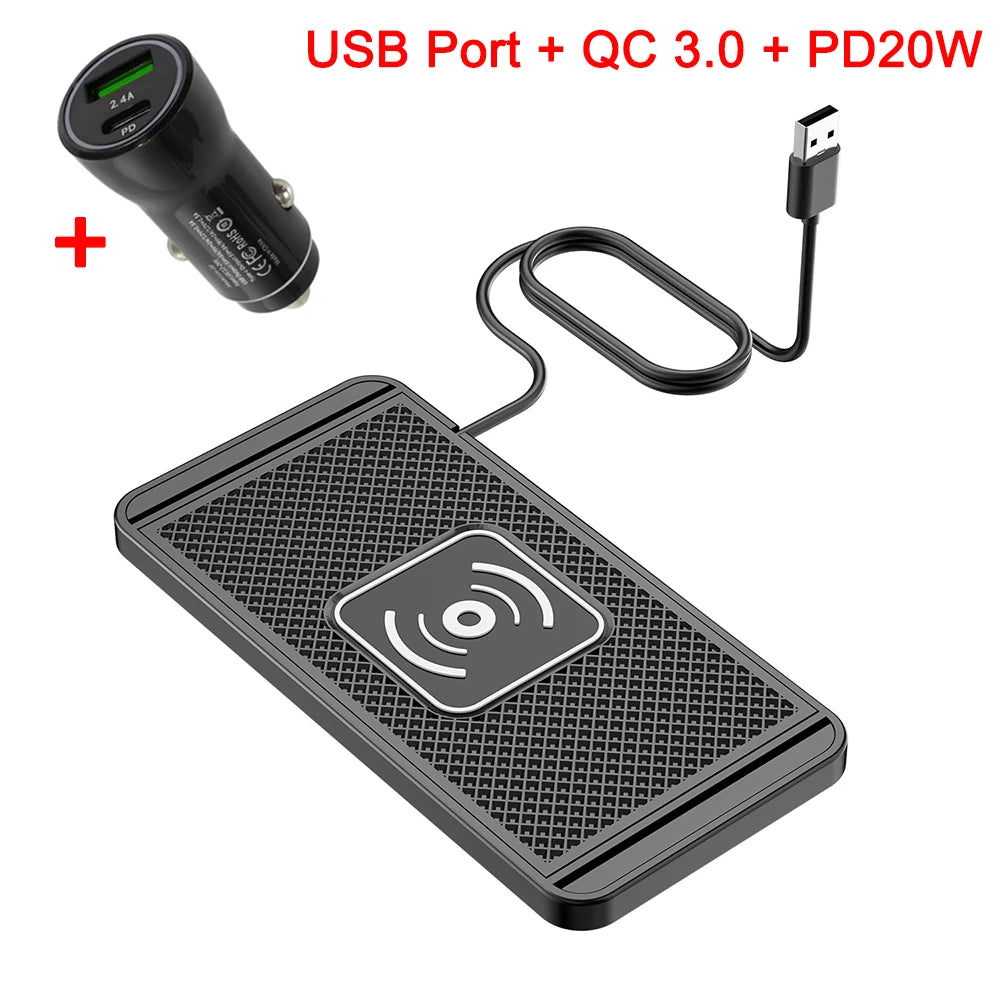 شاحن لاسلكي سريع 15 واط USB-C