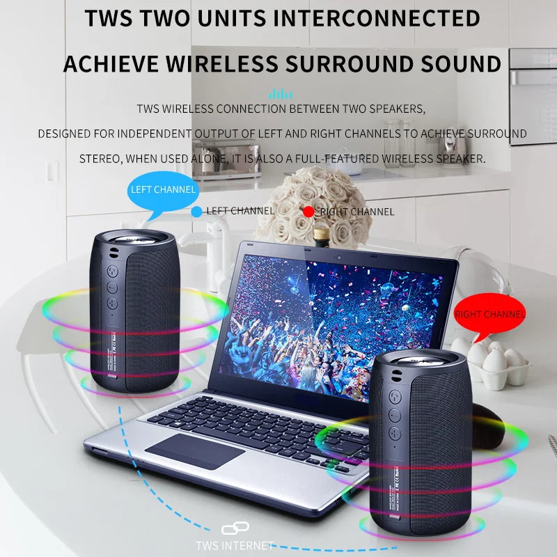 ZEALOT S32 Portable Bluetooth Speaker Waterproof Speaker