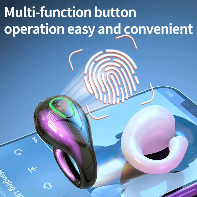 S20 Bluetooth 5.3 Wireless Earphones 10mm Stereo Headphones with Mic