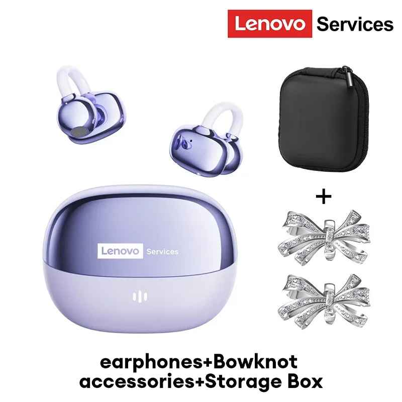 Lenovo RS103 Open Ear Clip Bluetooth 5.3 Wireless Earphones