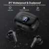 New Wireless Earbuds HiFi Stereo Headphones BT5.3 with ENC Noise Cancelling 48H LED Display Ear Buds IP7 Waterproof Earphones