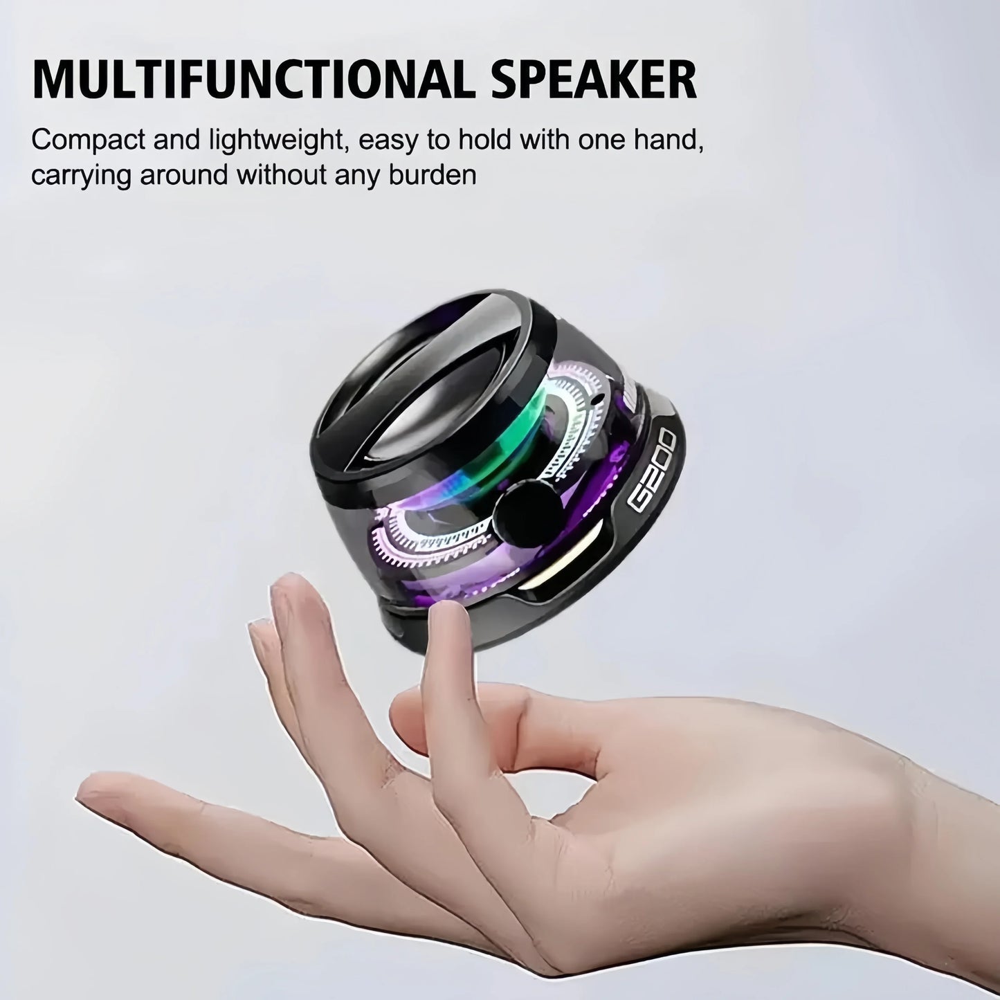 Kebidumei Mini Bluetooth 5.3 Magnetic Speaker