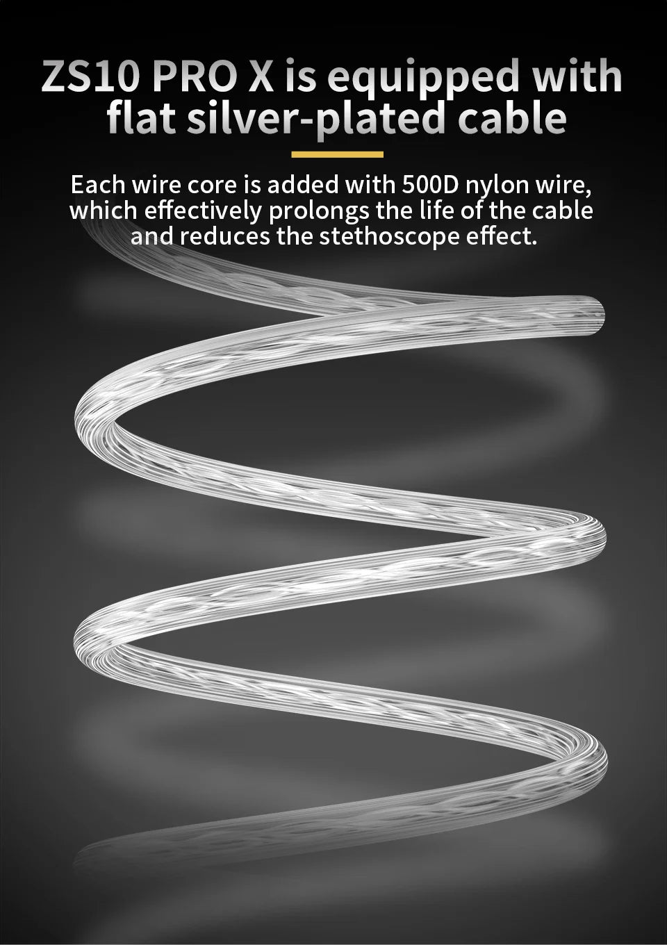 KZ Wired In-Ear HiFi Earphones with Detachable Cable and Microphone