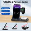 300W Fast Wireless Charger Stand Pad Foldable Fast Charging