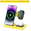 300W Fast Wireless Charger Stand Pad Foldable Fast Charging