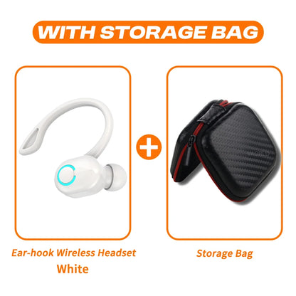 Wireless Bluetooth Earphones HIFI Bass With HD MIC