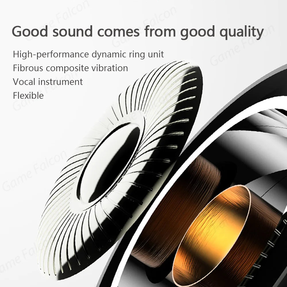 KADIXI Wired Earphones with ANC Mic Hybrid Stereo Sound